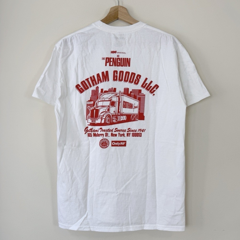 Only NY The Penguin Gotham Goods LLC. NYC DC Promo Skate HBO Tee Shirt Medium